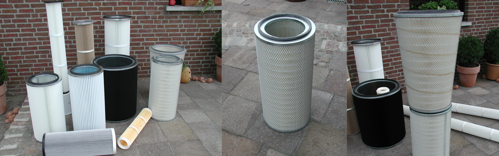 Filterpatronen und Vorbestäubungsmittel